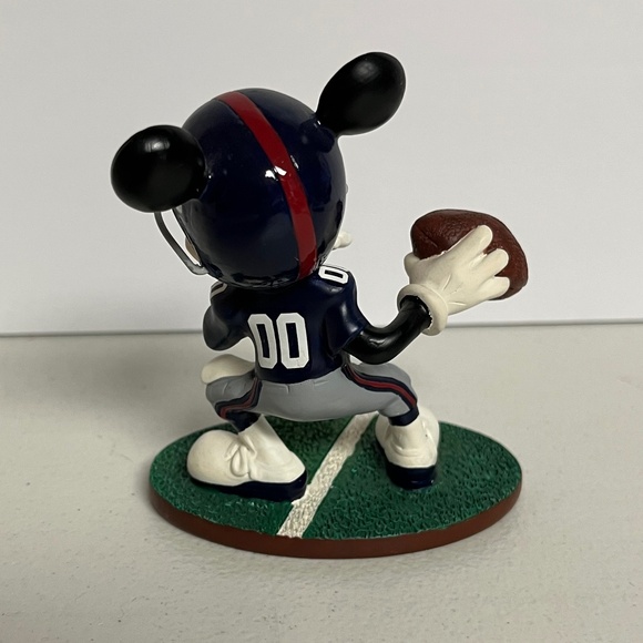 Hamilton Collection New York Giants Mickey Mouse Figure Collectible Rare New - Picture 4 of 11
